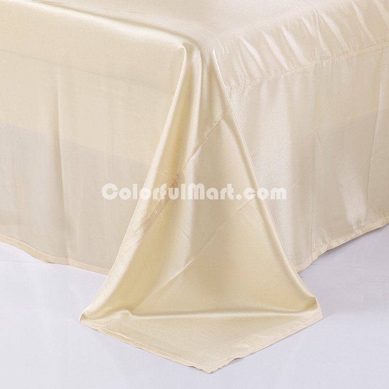 Taste Life Beige Silk Bedding Modern Bedding - Click Image to Close