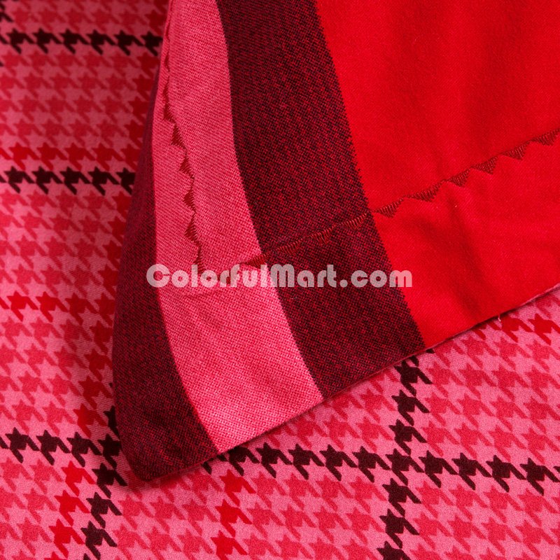 Scotland Red Tartan Bedding Stripes And Plaids Bedding Teen Bedding - Click Image to Close