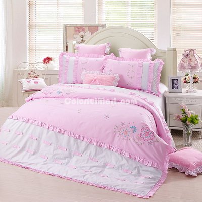 Flower Language Pink Bedding Girls Bedding Princess Bedding Teen Bedding