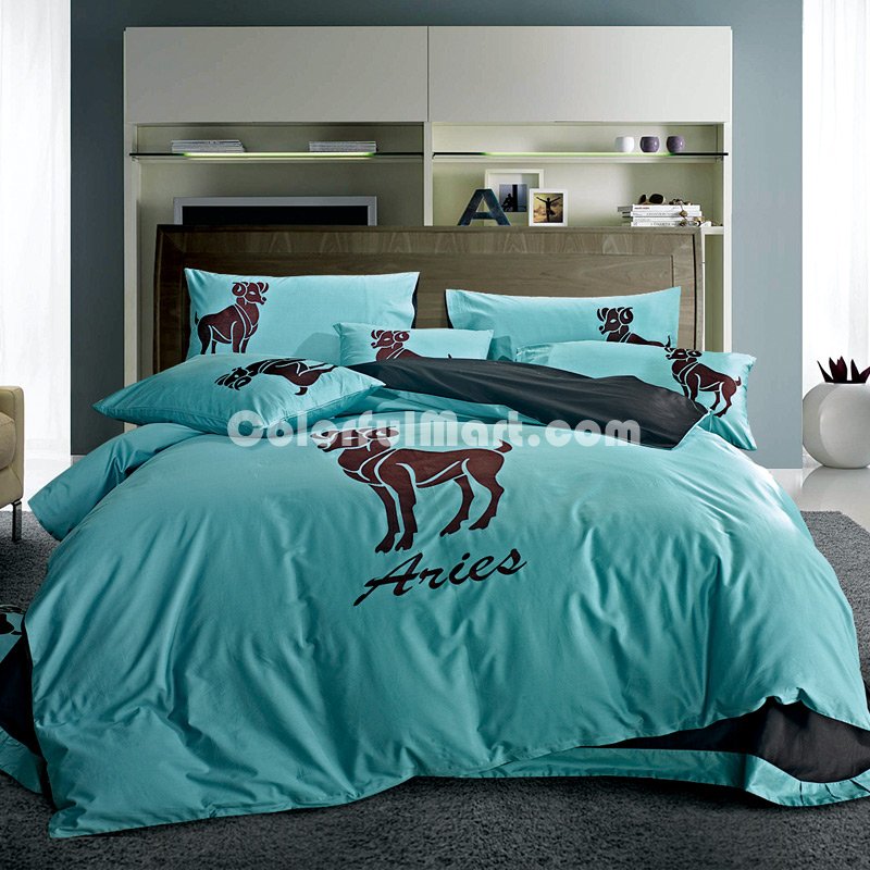 Aries Style2 Horoscope Bedding Set - Click Image to Close