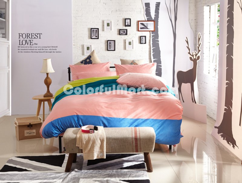 Shining Love Pink Velvet Bedding Modern Bedding Winter Bedding - Click Image to Close