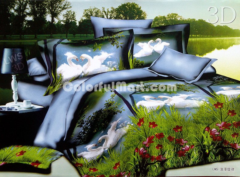 Romantic Melodies Duvet Cover Set 3D Bedding - Click Image to Close