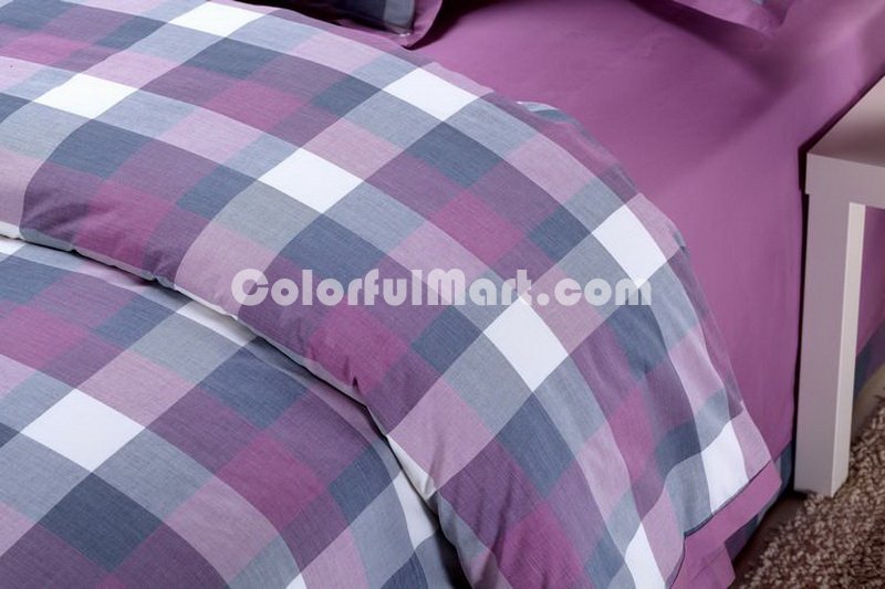 Purple College Dorm Room Bedding Sets - Click Image to Close