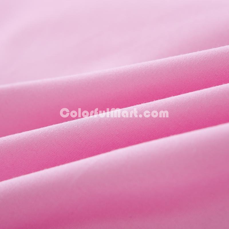 Brown Pink Bedding Set Duvet Cover Pillow Sham Flat Sheet Teen Kids Boys Girls Bedding - Click Image to Close
