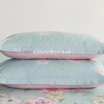 Peach Blossom 100% Cotton Pillowcase, Include 2 Standard Pillowcases, Envelope Closure, Kids Favorite Pillowcase