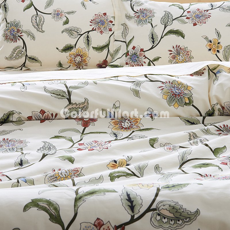 Sindelar Beige Bedding Set Luxury Bedding Girls Bedding Duvet Cover Set - Click Image to Close