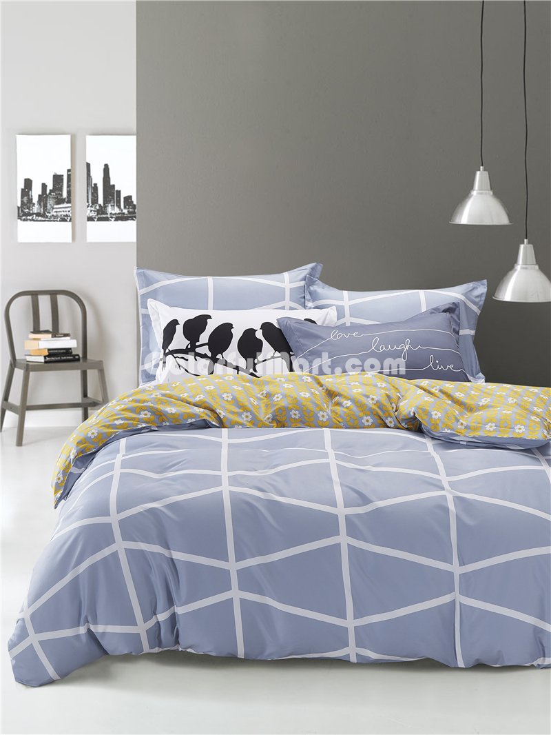 Psychedelic Plaids Grey Bedding Teen Bedding Kids Bedding Modern Bedding Gift Idea - Click Image to Close