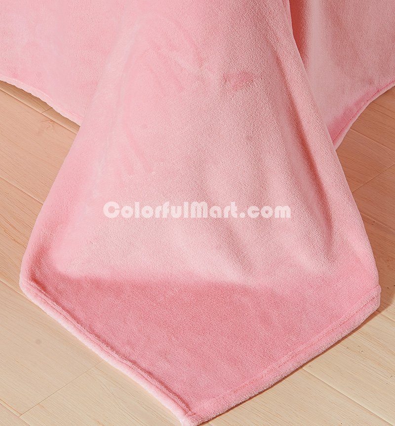 Rose And Pink Flannel Bedding Winter Bedding - Click Image to Close