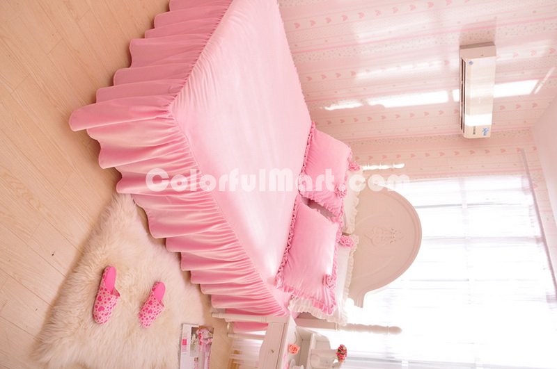 Rose Pink Princess Bedding Girls Bedding Women Bedding - Click Image to Close