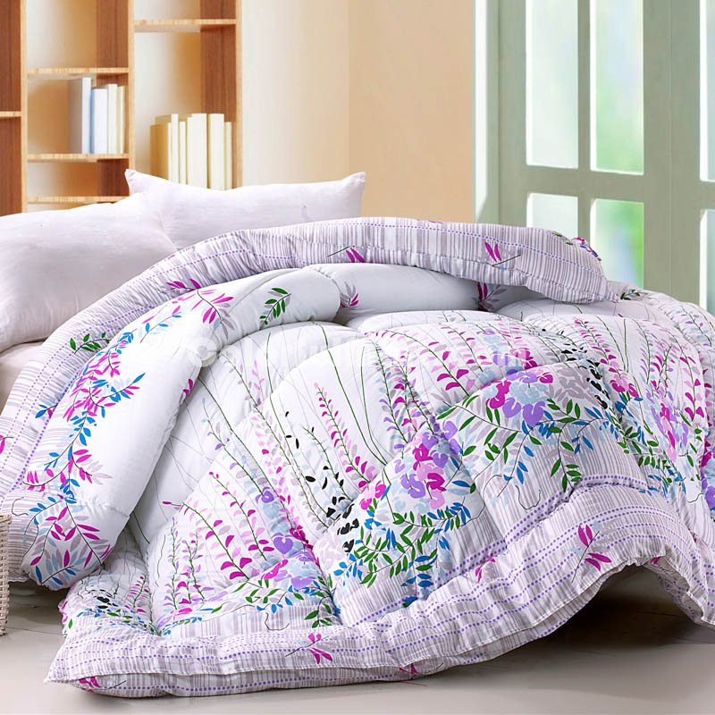 Rice Fragrance White Comforter - Click Image to Close