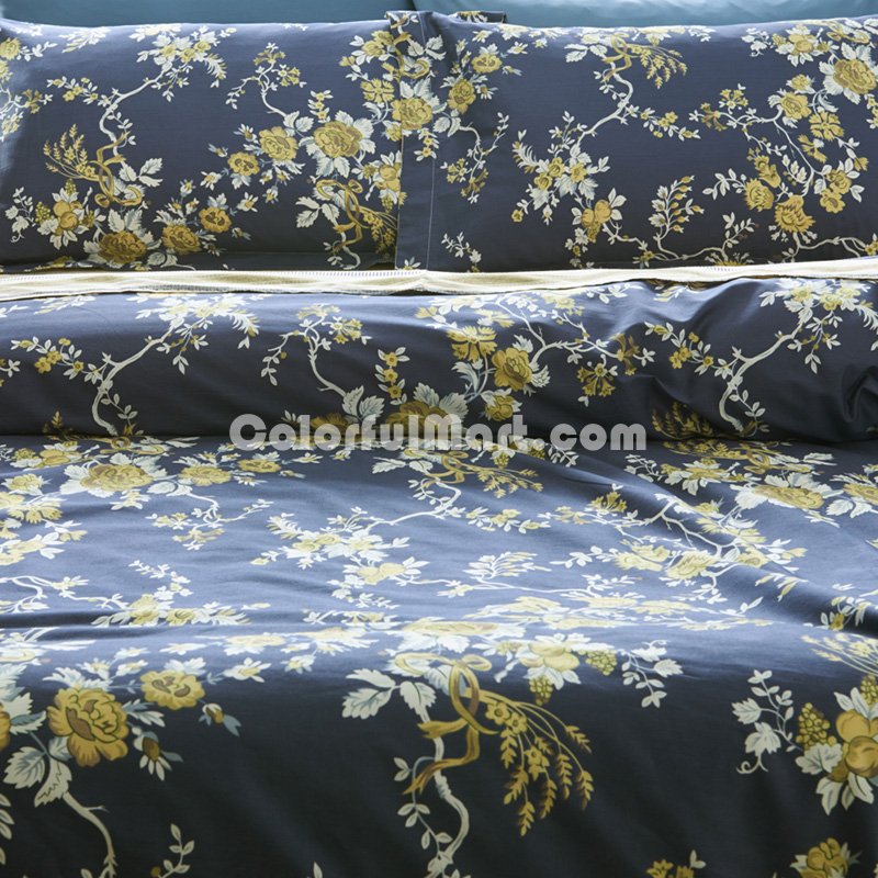 Sivir Blue Bedding Set Luxury Bedding Girls Bedding Duvet Cover Set - Click Image to Close