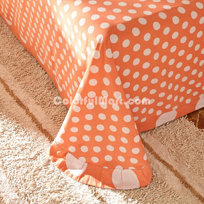 Summer Orange Cotton Bedding 2014 Duvet Cover Set - Click Image to Close