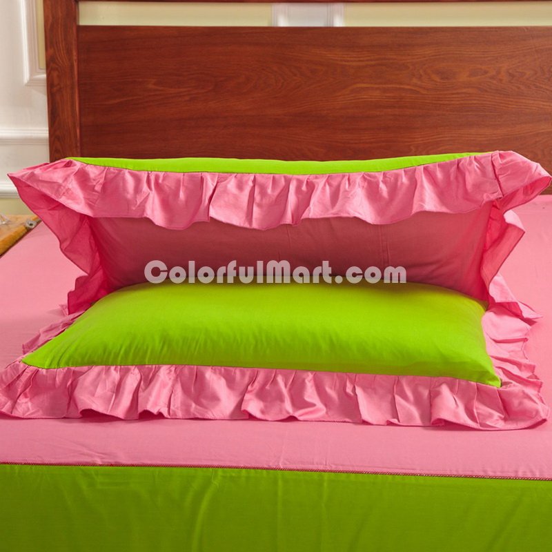 Green And Pink Modern Bedding Cotton Bedding - Click Image to Close