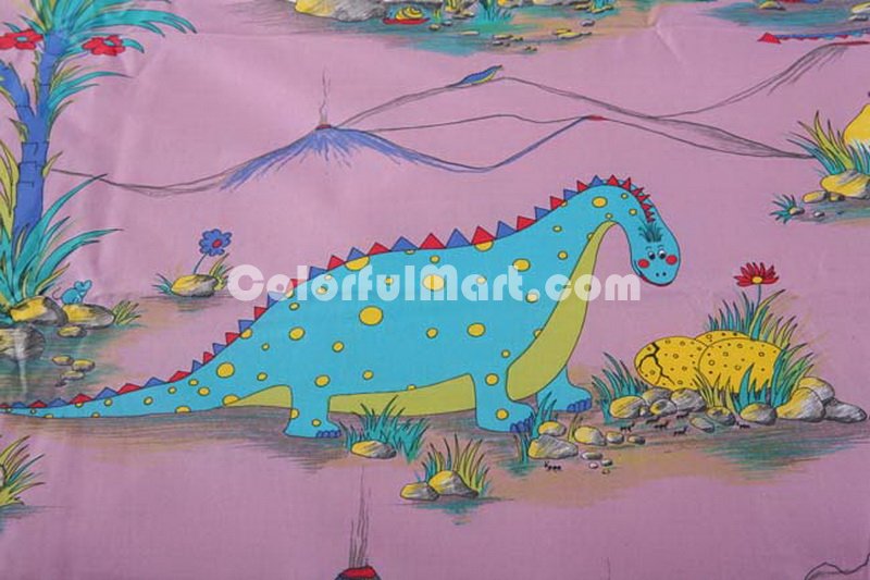 Dinosaur Mummy Purple Dinosaur Bedding Set - Click Image to Close