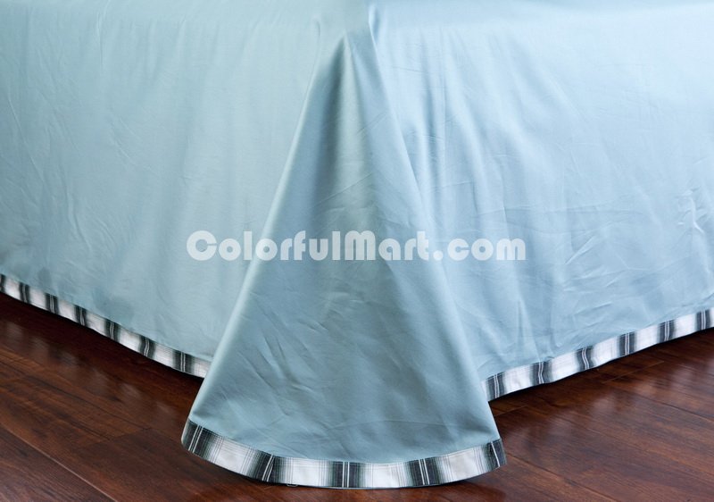 The Forest Cyan Tartan Bedding Stripes And Plaids Bedding Luxury Bedding - Click Image to Close