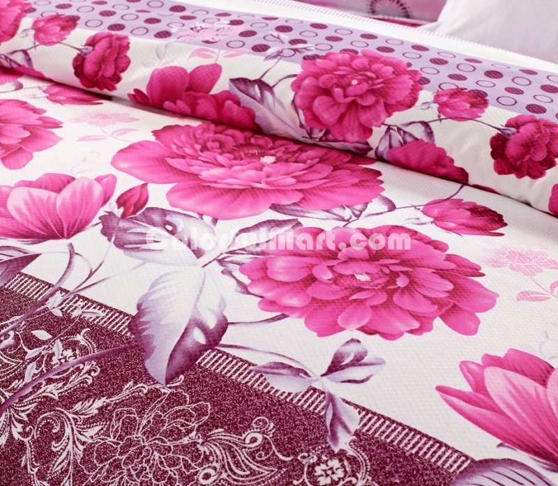 Sweet Flowers Cheap Modern Bedding Sets - Click Image to Close