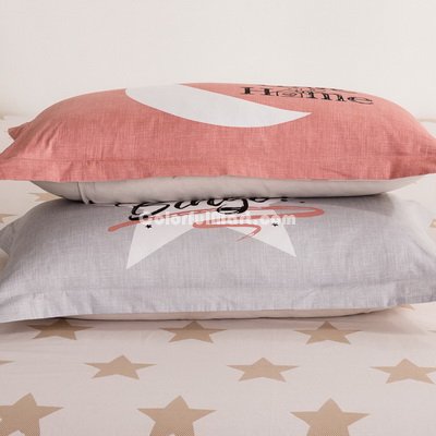 Love Home 100% Cotton Pillowcase, Include 2 Standard Pillowcases, Envelope Closure, Kids Favorite Pillowcase