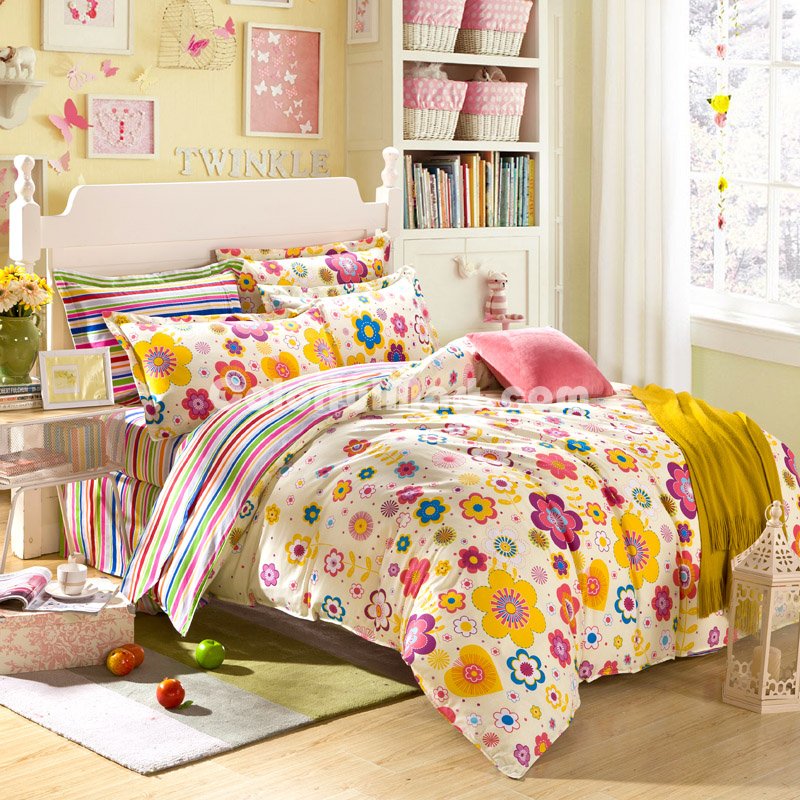 Emily Yellow Cheap Bedding Discount Bedding - Click Image to Close