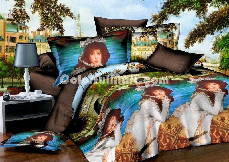 Beside The Lake Bedding 3D Duvet Cover Set - Click Image to Close