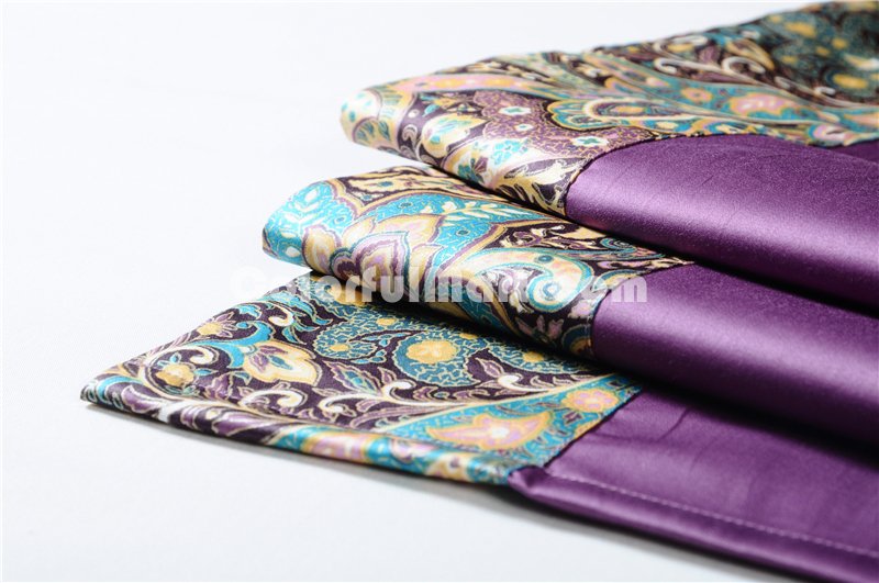 Eddie Purple Bedding Set Luxury Bedding Collection Pima Cotton Bedding American Egyptian Cotton Bedding - Click Image to Close