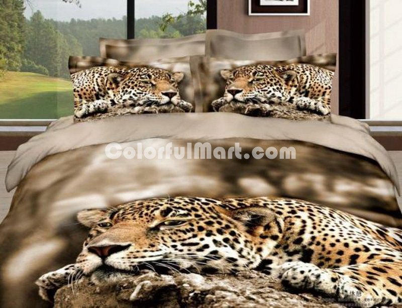 Leopard Style4 Cheetah Print Leopard Print Bedding Set - Click Image to Close