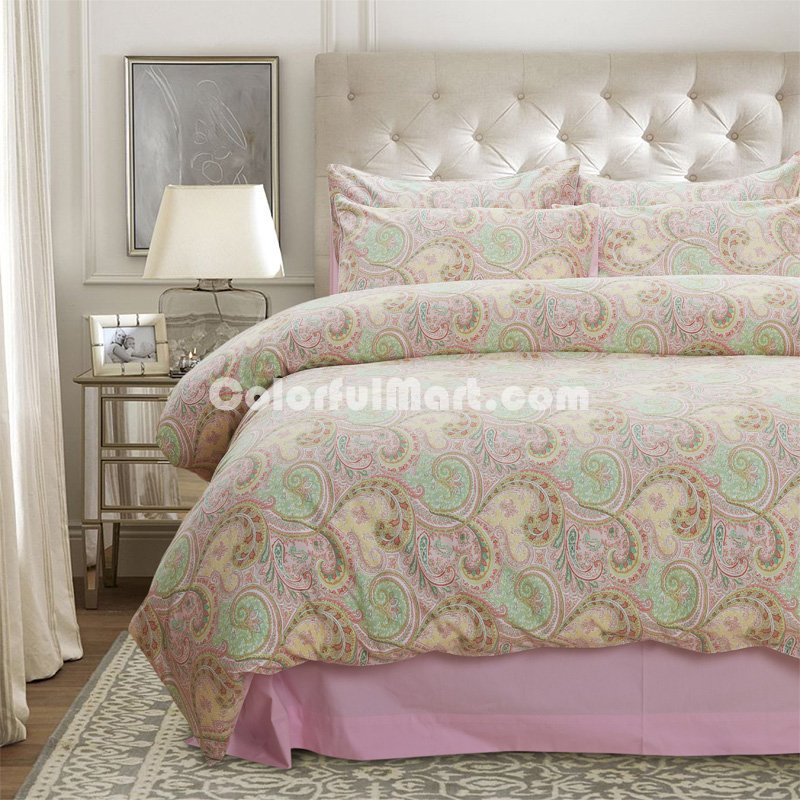 Griffith Pink Egyptian Cotton Bedding Luxury Bedding Duvet Cover Set - Click Image to Close