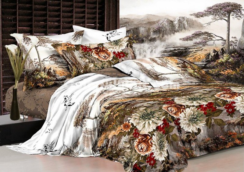 The Pine Greeting Guests Bedding 3D Duvet Cover Set - Click Image to Close