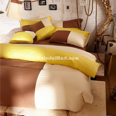 Cappuccino Brown Bedding Set Teen Bedding College Dorm Bedding Duvet Cover Set Gift