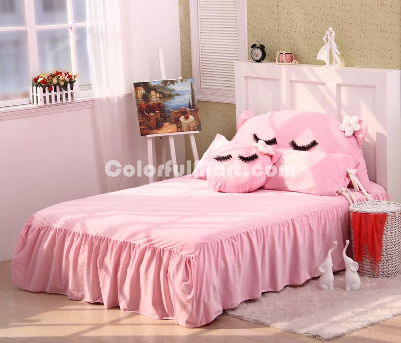 Cute Kitty White Princess Bedding Girls Bedding Women Bedding - Click Image to Close