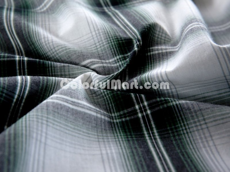 The Forest Cyan Tartan Bedding Stripes And Plaids Bedding Luxury Bedding - Click Image to Close