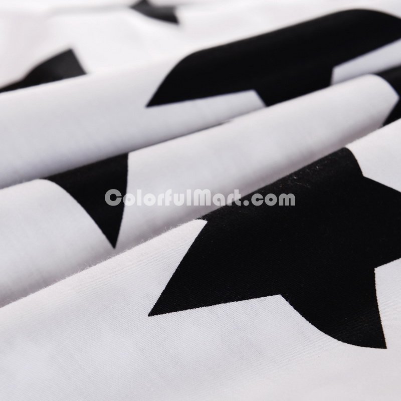 Tino Stars Black And White Bedding Classic Bedding - Click Image to Close