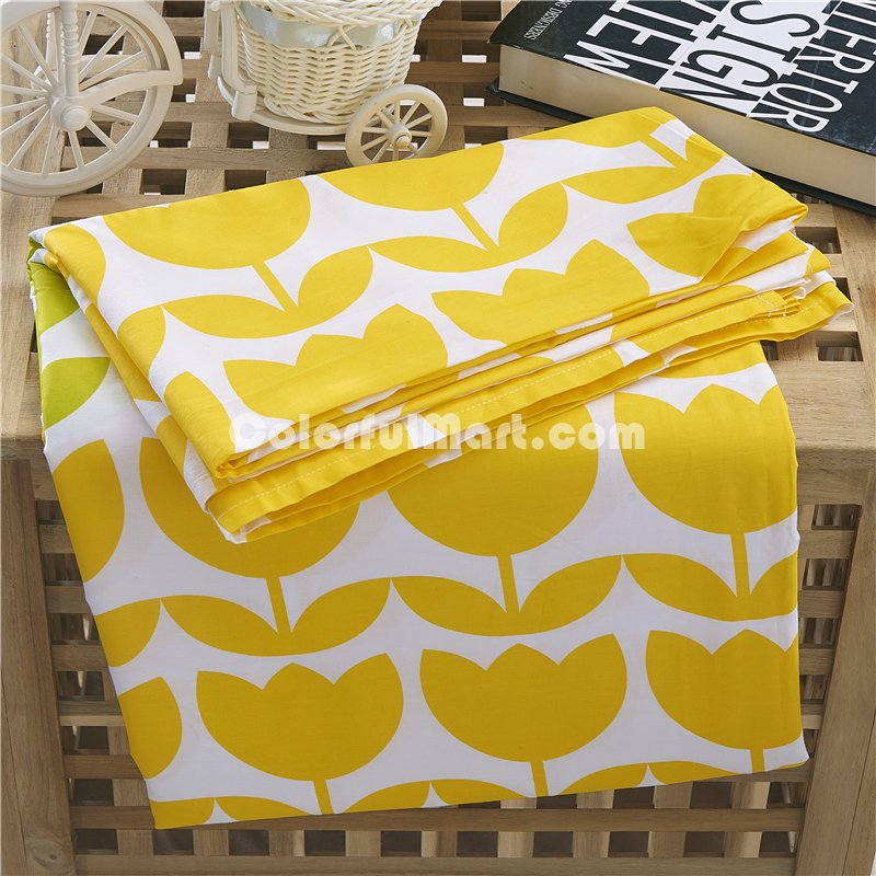 Cat Yellow Bedding Teen Bedding Kids Bedding Modern Bedding Gift Idea - Click Image to Close