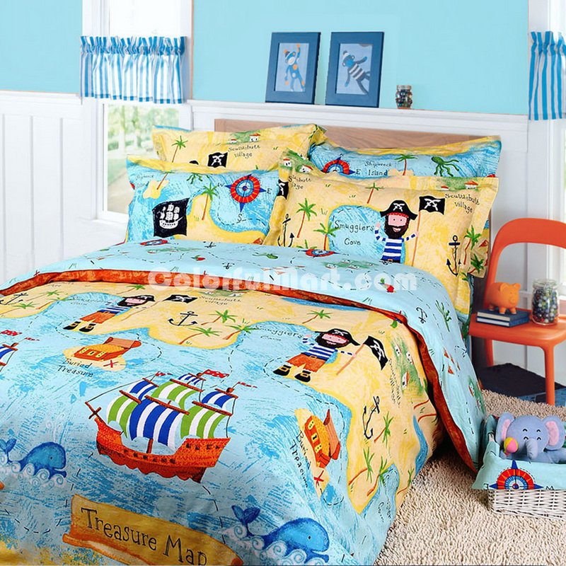 Pirates Of The Caribbean Kids Bedding Sets For Boys - Click Image to Close