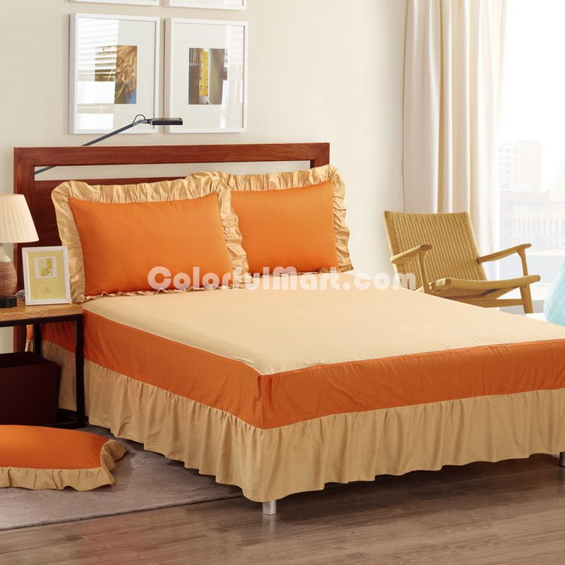 Orange And Yellow Modern Bedding Cotton Bedding - Click Image to Close