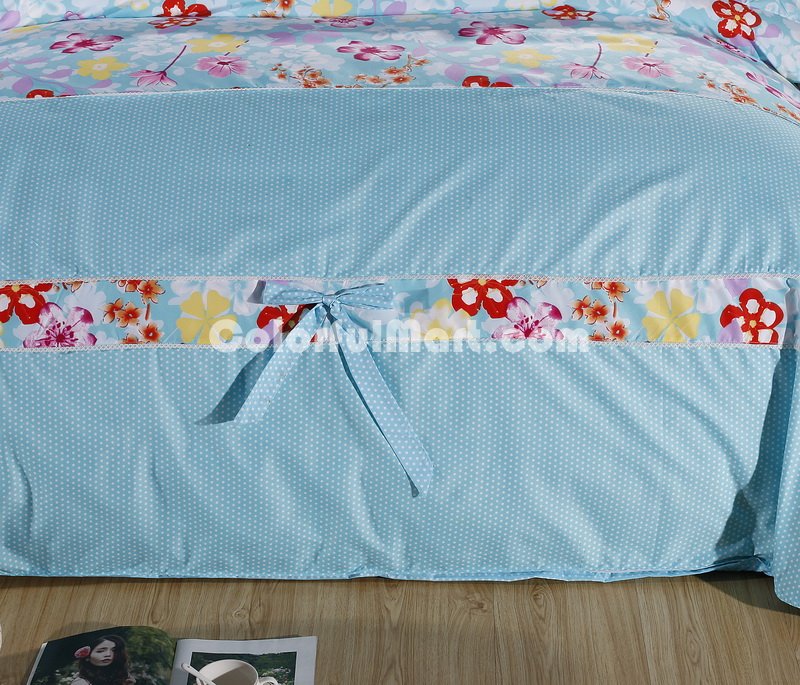 Spring Sky Blue Princess Bedding Teen Bedding Girls Bedding - Click Image to Close