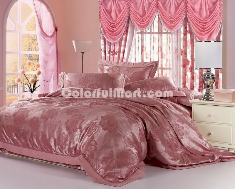 Romantic Pale Mauve Luxury Bedding Sets - Click Image to Close