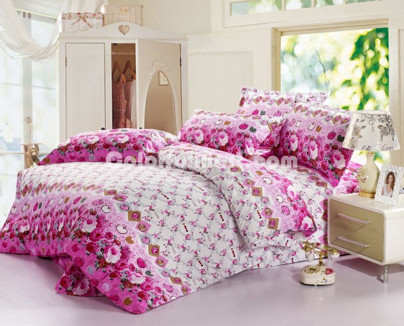Flower Season Cheap Modern Bedding Sets - Click Image to Close