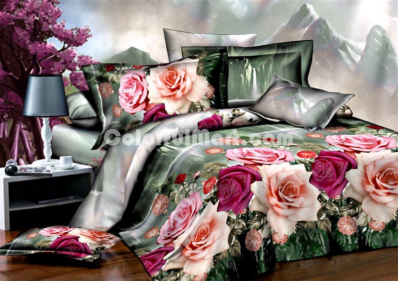 Majestic Bedding 3D Duvet Cover Set - Click Image to Close