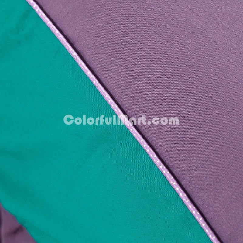 Cyan And Purple Modern Bedding Cotton Bedding - Click Image to Close