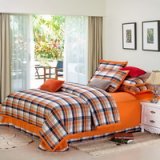Orange College Dorm Room Bedding Sets