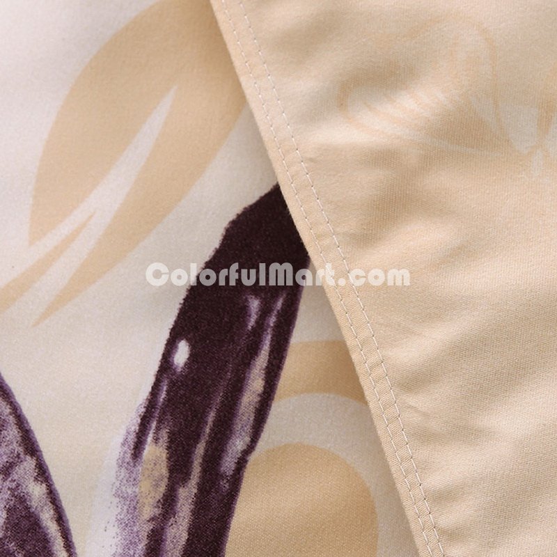 Butterfly On The Flower Duvet Cover Set 3D Bedding - Click Image to Close