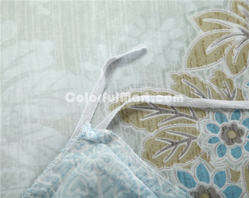 Athens Fashion Blue Bedding Set Girls Bedding Floral Bedding Duvet Cover Pillow Sham Flat Sheet Gift Idea - Click Image to Close