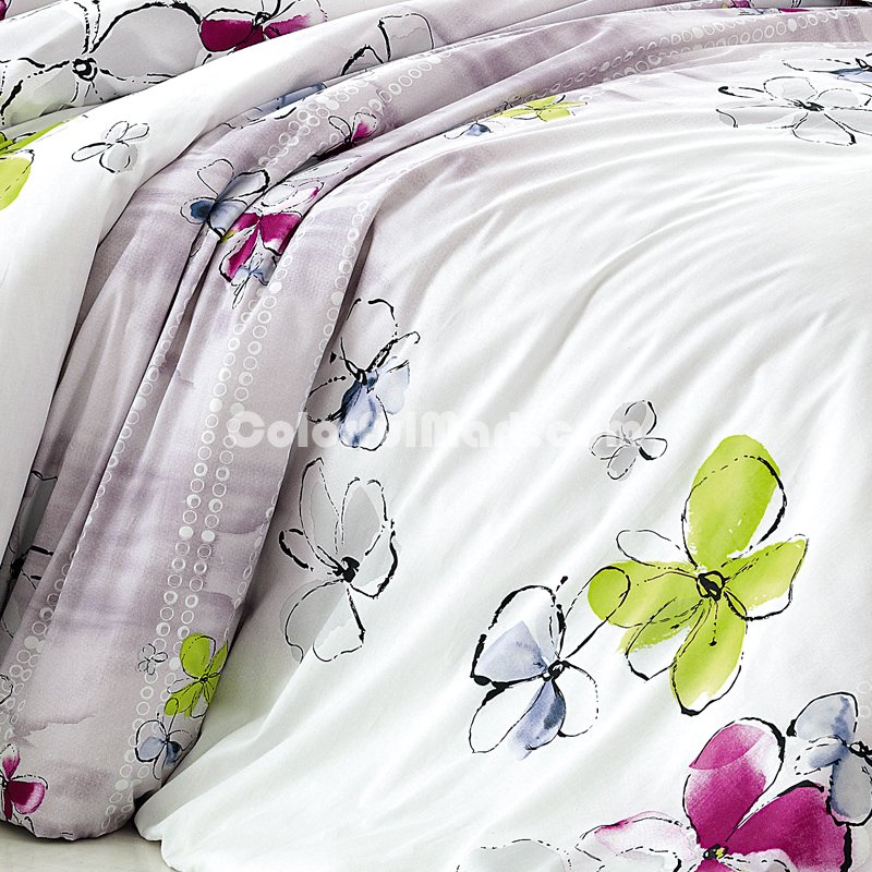 Butterfly Dancing Modern Bedding Sets - Click Image to Close