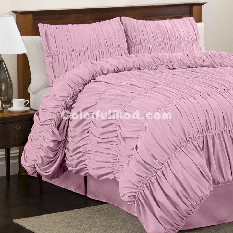 Esmeralda Light Pink Duvet Cover Sets - Click Image to Close