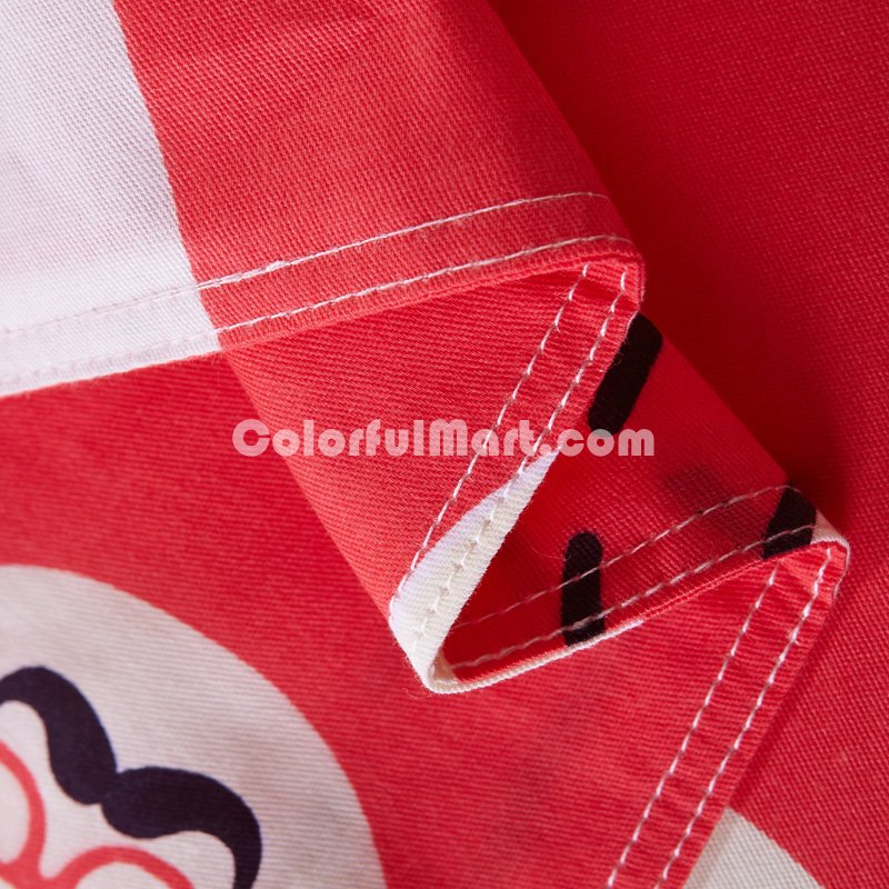 Gentleman Club Red Bedding Set Kids Bedding Teen Bedding Duvet Cover Set Gift Idea - Click Image to Close