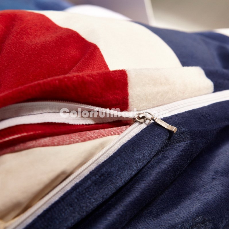 I Love England Blue English Flag Bedding Velvet Bedding Modern Bedding - Click Image to Close