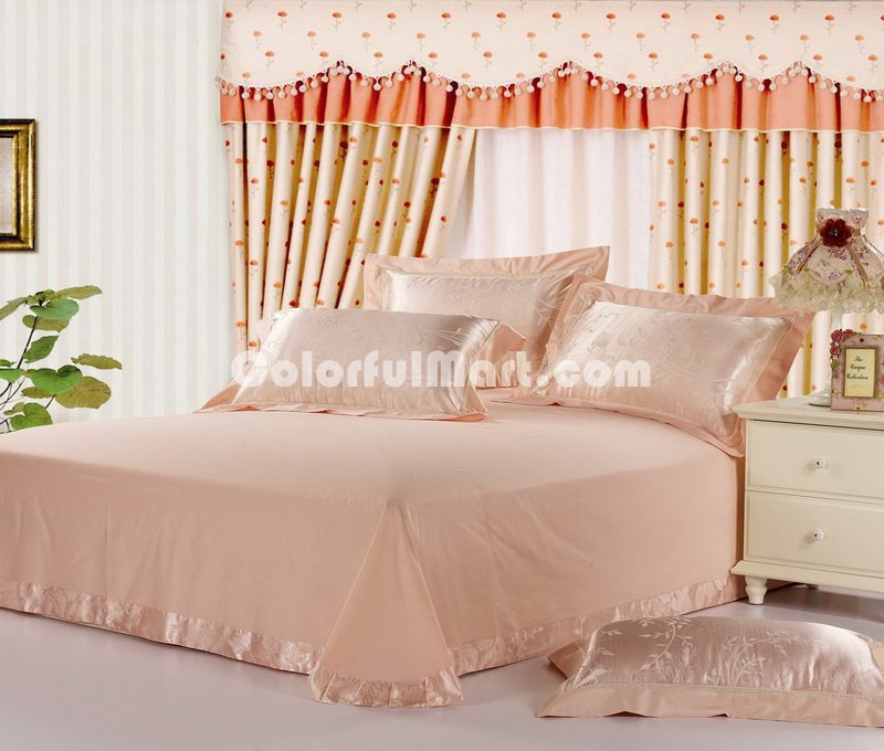White Jade Flowers Luxury Bedding Sets - Click Image to Close