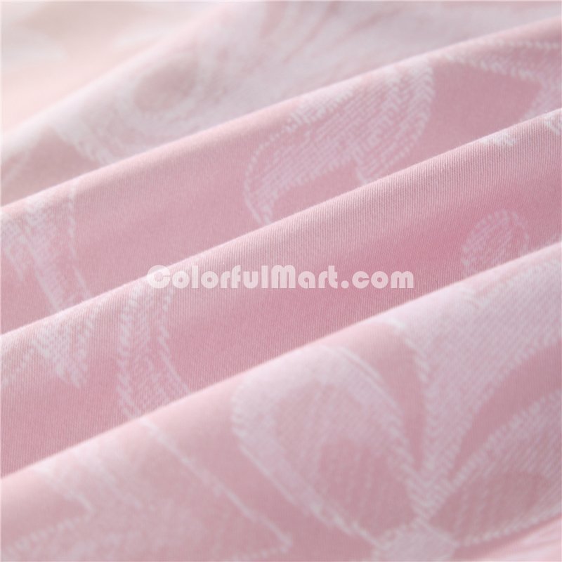 Tender Feelings Pink Bedding Set Luxury Bedding Girls Bedding Duvet Cover Pillow Sham Flat Sheet Gift Idea - Click Image to Close