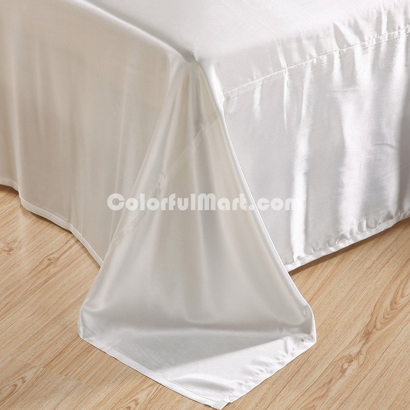Eternal Love White Duvet Cover Set Silk Bedding Luxury Bedding - Click Image to Close