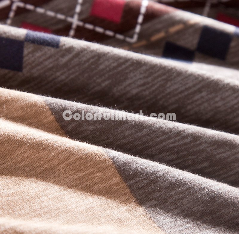 Edinburgh Beige Tartan Bedding Stripes And Plaids Bedding Teen Bedding - Click Image to Close